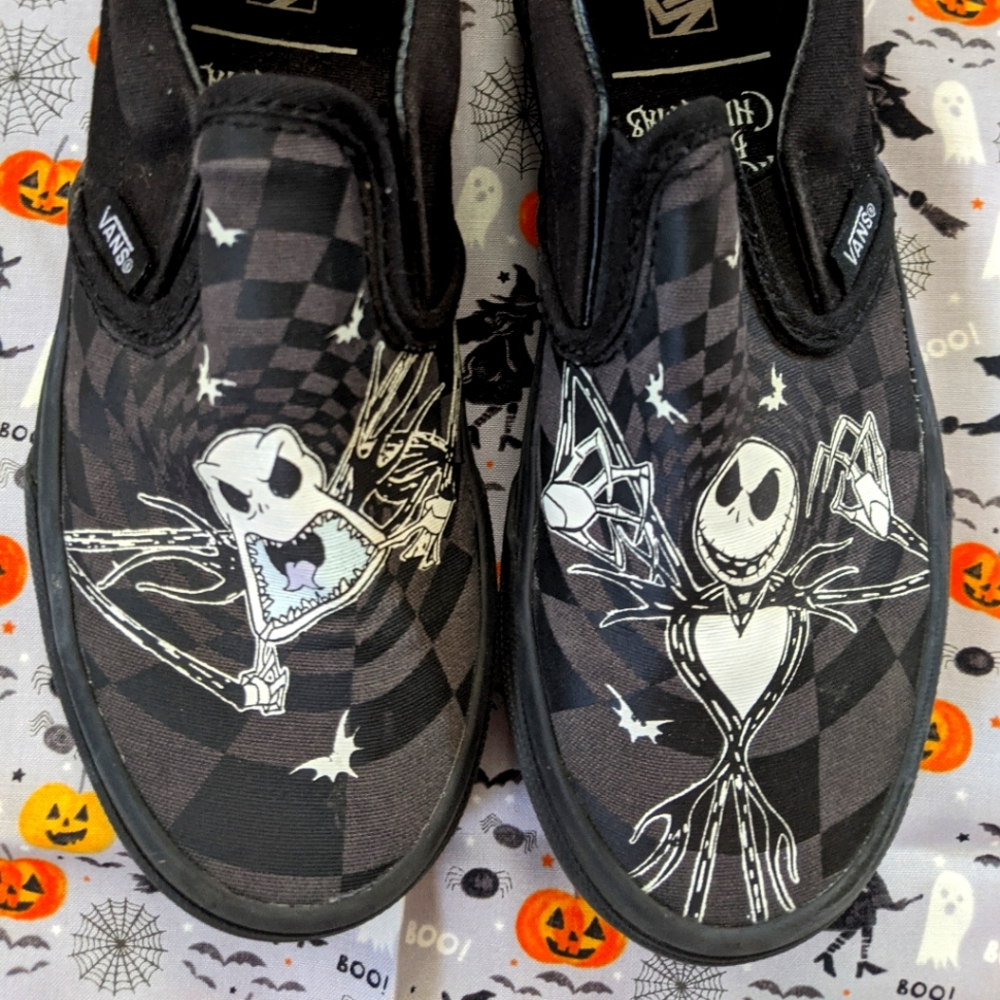 VANS x Disney Nightmare Before Xmas Jack Shoes